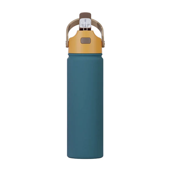 22oz ruostumattomasta teräksestä valmistettu tilaa pomppiva kansipullo