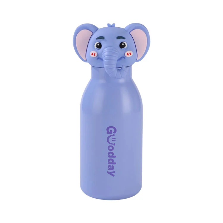 450 ml Cartoon Head lasten ruostumattomasta teräksestä valmistettu vesikuppi